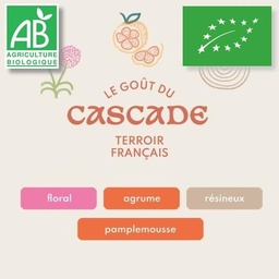 [30236] Houblon Hopen Cascade BIO - Pellets T90 sachet de 1 kg